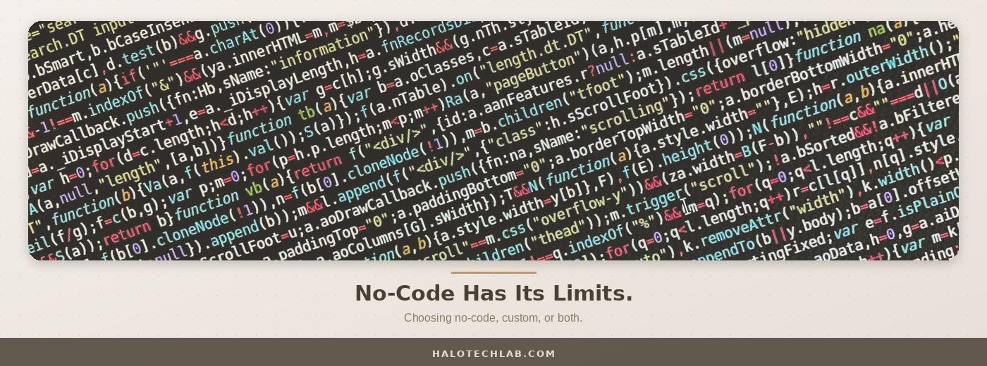 When to Use No-Code vs Custom Code for Your Automations